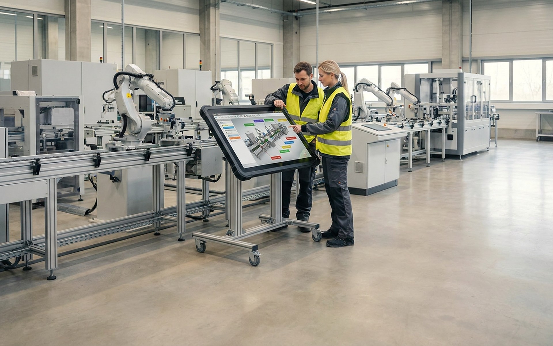 Manufacturing line immersive training